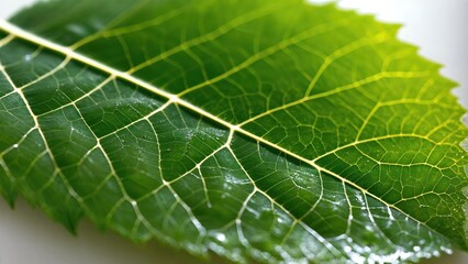 Generative AI, green leaf texture