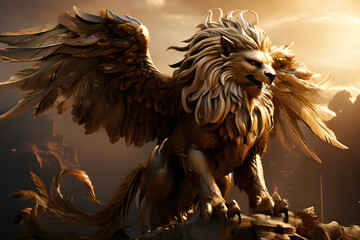Griffin (Greek mythology - creature with the body of a lion and the head and wings of an eagle)
Generative AI