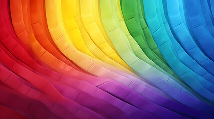Empty rainbow colored striped background