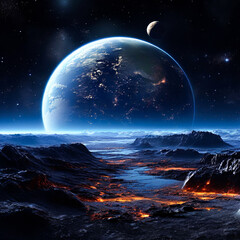 Earth Hour Concept Background Photo