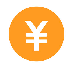 シンプルなオレンジ色の円マーク