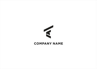 Logo F Abstract Stock Vector