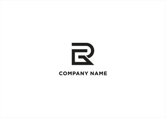 Obraz premium RG initial letter logo design template vector
