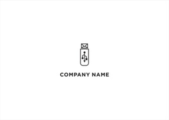 message logo vector illustration simple design