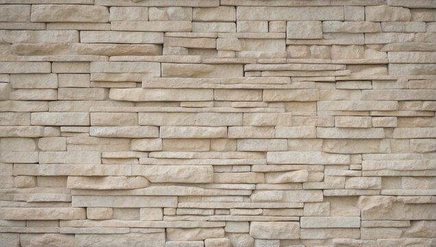 Vintage Stone Wall Background. AI Generated 
