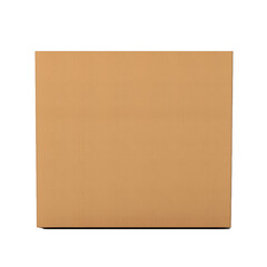 Fototapeta premium Blank cardboard_display_box isolated on transparent background, png