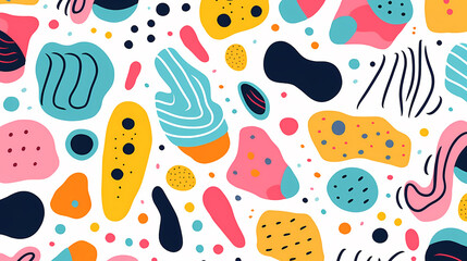 Abstract colorful pattern background seamless texture