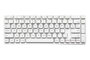  Magnificent QWERTY Keyboard isolated on white background

