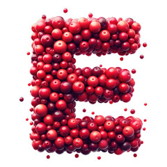 Isolated 3D Letter on a Clear PNG Canvas Generative AI
