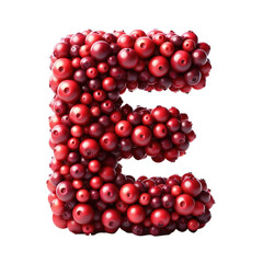 Isolated 3D Letter on a Clear PNG Canvas Generative AI