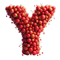 Isolated 3D Letter on a Clear PNG Canvas Generative AI