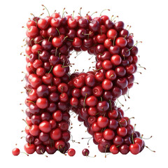 Isolated 3D Letter on a Clear PNG Canvas Generative AI