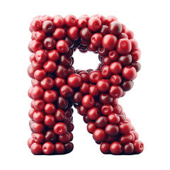 Isolated 3D Letter on a Clear PNG Canvas Generative AI