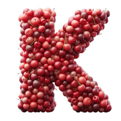 Isolated 3D Letter on a Clear PNG Canvas Generative AI