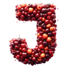 Isolated 3D Letter on a Clear PNG Canvas Generative AI