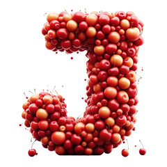 Isolated 3D Letter on a Clear PNG Canvas Generative AI