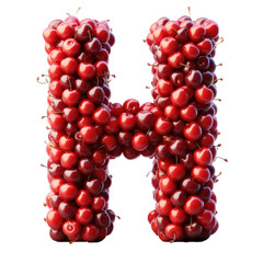 Isolated 3D Letter on a Clear PNG Canvas Generative AI