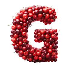 Isolated 3D Letter on a Clear PNG Canvas Generative AI
