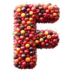 Isolated 3D Letter on a Clear PNG Canvas Generative AI