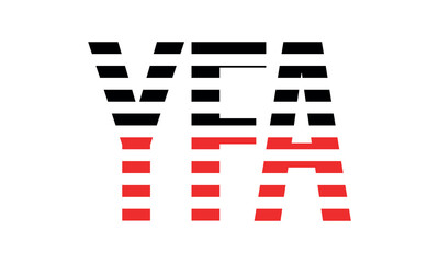 YFA three initial letter iconic line negative space minimal logo design vector template. monogram, abstract, wordmark, business, typography, minimalist, brand, company, flat, modern, unique, simple