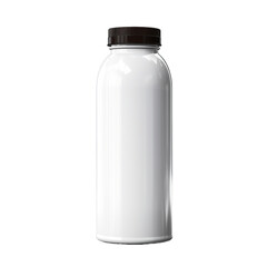 Blank coffee bottle isolated on transparent background, png