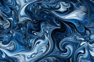 abstract blue background generated by AI technology  