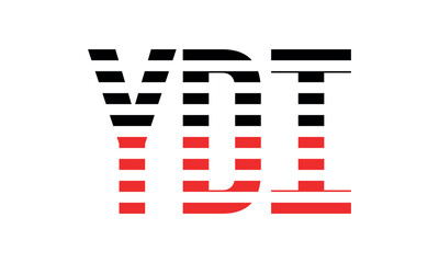 YDI three initial letter iconic line negative space minimal logo design vector template. monogram, abstract, wordmark, business, typography, minimalist, brand, company, flat, modern, unique, simple