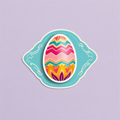 easter card with egg