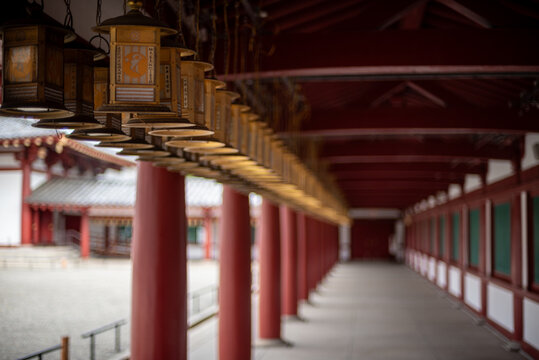 Shitennoji oldest Buddhist Temple in Japan founded in 593 by the prince Shotoku Taishi in Osaka