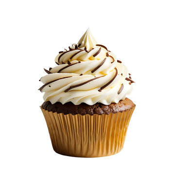 Cupcake image isolated on a transparent background PNG photo