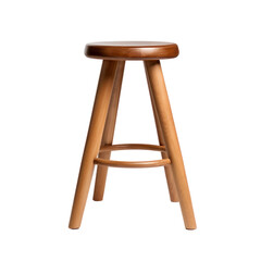 Wooden Stool Isolated on transparent background