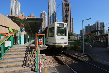 香港の軽鉄の駅