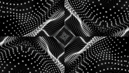fractal mirrored data dot simmetry rectangular fractal pattern	