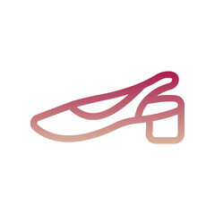 High Heels Gradient Linear Style
