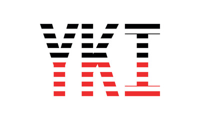 YKI three initial letter iconic line negative space minimal logo design vector template. monogram, abstract, wordmark, business, typography, minimalist, brand, company, flat, modern, unique, simple