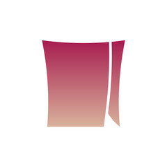 Formal Skirt Flat Gradient Style