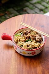 Indonesian noodle: Bakmie 