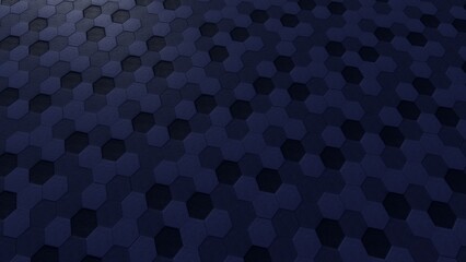 Hexagonal random pattern gradient black for interior wallpaper background or cover