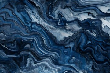 blue water surface generated by AI technology