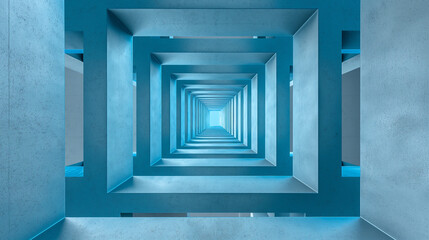 rectangle tunnel  concept  background