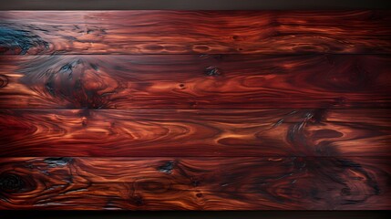 A rich mahogany texture with subtle grain patterns on a solid background - obrazy, fototapety, plakaty