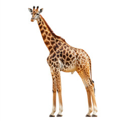 giraffe isolated on white