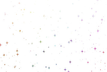 背景素材_ホログラム箔_星