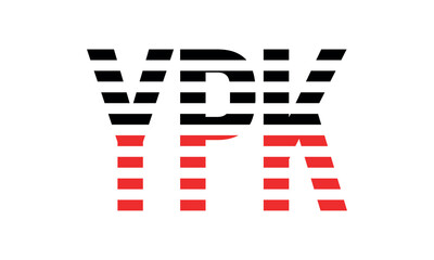 YPK three initial letter iconic line negative space minimal logo design vector template. monogram, abstract, wordmark, business, typography, minimalist, brand, company, flat, modern, unique, simple