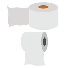 Toilet tissue vector