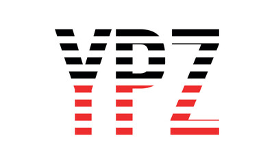 YPZ three initial letter iconic line negative space minimal logo design vector template. monogram, abstract, wordmark, business, typography, minimalist, brand, company, flat, modern, unique, simple