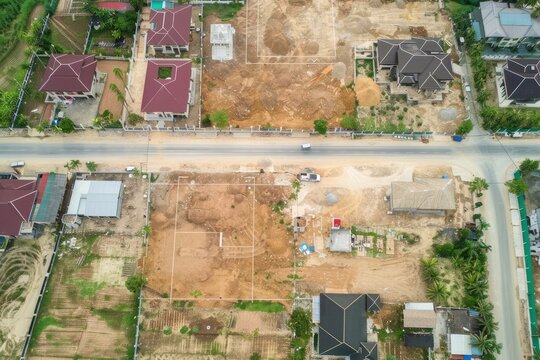 Concept for residential construction, development.