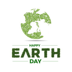 Earth Day Celebrated every year of April 22, Vector banner, flyer, poster and social medial template design.