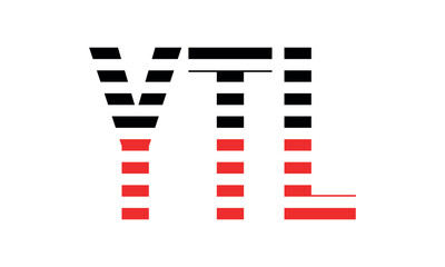 YTL three initial letter iconic line negative space minimal logo design vector template. monogram, abstract, wordmark, business, typography, minimalist, brand, company, flat, modern, unique, simple