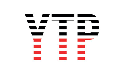 YTP three initial letter iconic line negative space minimal logo design vector template. monogram, abstract, wordmark, business, typography, minimalist, brand, company, flat, modern, unique, simple